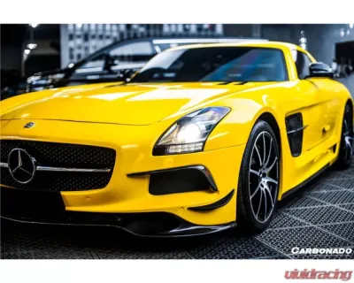 Carbonado Carbonado DRYPCF Front Bumper for Mercedes Benz W197 SLS AMG 2010-2015 - DRYPCF8515BLS-FB