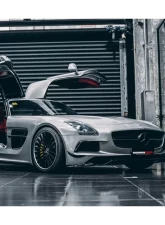 Carbonado Carbonado DRYPCF Front Bumper for Mercedes Benz W197 SLS AMG 2010-2015                                     - DRYPCF8515BLS-FB - Image 16