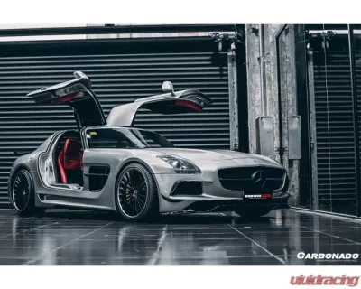 Carbonado Carbonado DRYPCF Front Bumper for Mercedes Benz W197 SLS AMG 2010-2015 - DRYPCF8515BLS-FB