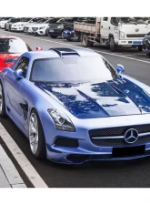 Carbonado Carbonado DRYPCF Front Bumper for Mercedes Benz W197 SLS AMG 2010-2015                                     - DRYPCF8515BLS-FB - Image 17