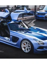 Carbonado Carbonado DRYPCF Front Bumper for Mercedes Benz W197 SLS AMG 2010-2015                                     - DRYPCF8515BLS-FB - Image 18