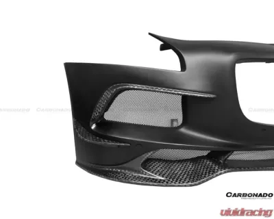 Carbonado Carbonado DRYPCF Front Bumper for Mercedes Benz W197 SLS AMG 2010-2015 - DRYPCF8515BLS-FB