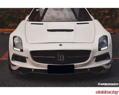 Carbonado Carbonado DRYPCF Front Bumper for Mercedes Benz W197 SLS AMG 2010-2015 - DRYPCF8515BLS-FB