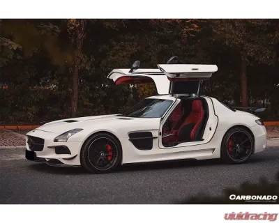 Carbonado Carbonado DRYPCF Front Bumper for Mercedes Benz W197 SLS AMG 2010-2015 - DRYPCF8515BLS-FB