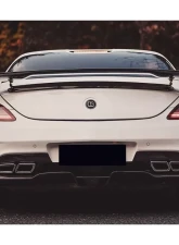 Carbonado FGPCF BKSS Style Rear Bumper w/ Exhaust Mercedes Benz W197 SLS AMG 2010-2015                                     - FGPCF8515BLS-RB - Image 13
