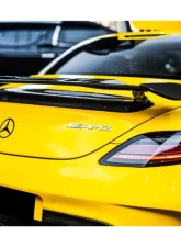 Carbonado FGPCF BKSS Style Rear Bumper w/ Exhaust Mercedes Benz W197 SLS AMG 2010-2015                                     - FGPCF8515BLS-RB - Image 15