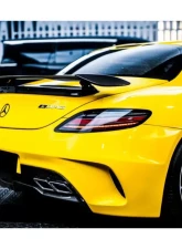 Carbonado FGPCF BKSS Style Rear Bumper w/ Exhaust Mercedes Benz W197 SLS AMG 2010-2015                                     - FGPCF8515BLS-RB - Image 16