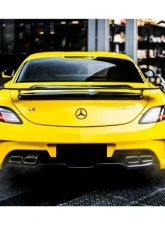 Carbonado FGPCF BKSS Style Rear Bumper w/ Exhaust Mercedes Benz W197 SLS AMG 2010-2015                                     - FGPCF8515BLS-RB - Image 18
