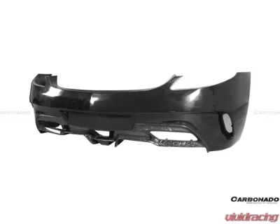 Carbonado FGPCF BKSS Style Rear Bumper w/ Exhaust Mercedes Benz W197 SLS AMG 2010-2015 - FGPCF8515BLS-RB