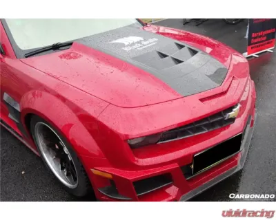 Carbonado Carbonado FRP DP Style Hood for Chevrolet Camaro 2010-2015 - 8637DP.H