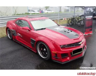 Carbonado Carbonado FRP DP Style Hood for Chevrolet Camaro 2010-2015 - 8637DP.H