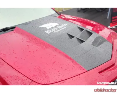 Carbonado Carbonado FRP DP Style Hood for Chevrolet Camaro 2010-2015 - 8637DP.H