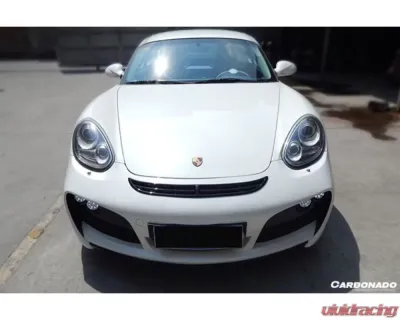 Carbonado Carbonado FRP TA Style Front Bumper with LED Lights for Porsche Cayman/Boxster 987 2009-2012 - 9314-2TA-FB