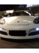 Carbonado Carbonado FRP TA Style Front Bumper with LED Lights for Porsche Cayman/Boxster 987 2009-2012                                     - 9314-2TA-FB - Image 8