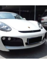 Carbonado Carbonado FRP TA Style Front Bumper with LED Lights for Porsche Cayman/Boxster 987 2009-2012                                     - 9314-2TA-FB - Image 9