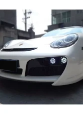 Carbonado Carbonado FRP TA Style Front Bumper with LED Lights for Porsche Cayman/Boxster 987 2009-2012                                     - 9314-2TA-FB - Image 10
