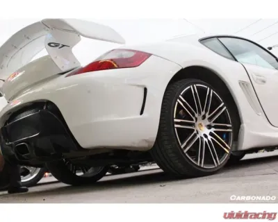 Carbonado FRP TA3 Style Rear Bumper Porsche Cayman 987 2009-2012 - 9314-3TA-RB