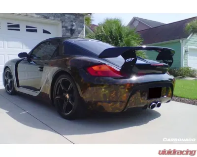 Carbonado FRP TA3 Style Rear Bumper Porsche Cayman 987 2009-2012 - 9314-3TA-RB