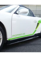 Carbonado PCF TA Style Side Skirts Porsche Cayman | Boxster 987 2005-2012                                     - PCF9314TA-SS - Image 5