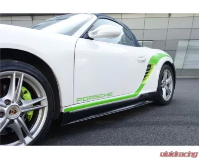 Carbonado PCF TA Style Side Skirts Porsche Cayman | Boxster 987 2005-2012 - PCF9314TA-SS