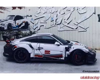 Carbonado CFRP GT2RS Style Side Skirts Porsche 911 991.1 Carrera | S 2012-2015 - CF9315GT2RS-SS