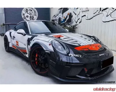 Carbonado CFRP GT2RS Style Side Skirts Porsche 911 991.1 Carrera | S 2012-2015 - CF9315GT2RS-SS