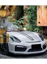 Carbonado Carbonado FGPCF GT4 Style Front Bumper for Porsche 981 Boxster/Cayman 2012-2016                                     - FGPCF9316GT4-FB - Image 13