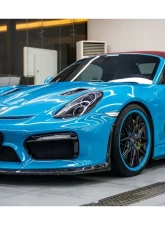 Carbonado Carbonado FGPCF GT4 Style Front Bumper for Porsche 981 Boxster/Cayman 2012-2016                                     - FGPCF9316GT4-FB - Image 15