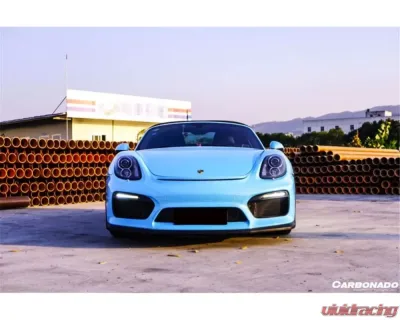Carbonado Carbonado FGPCF GT4 Style Front Bumper for Porsche 981 Boxster/Cayman 2012-2016 - FGPCF9316GT4-FB