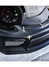 Carbonado Carbonado FGPCF GT4 Style Front Bumper for Porsche 981 Boxster/Cayman 2012-2016                                     - FGPCF9316GT4-FB - Image 6