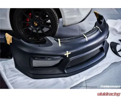 Carbonado Carbonado FGPCF GT4 Style Front Bumper for Porsche 981 Boxster/Cayman 2012-2016 - FGPCF9316GT4-FB