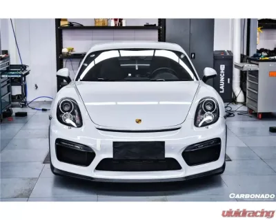 Carbonado Carbonado FGPCF GT4 Style Front Bumper for Porsche 981 Boxster/Cayman 2012-2016 - FGPCF9316GT4-FB