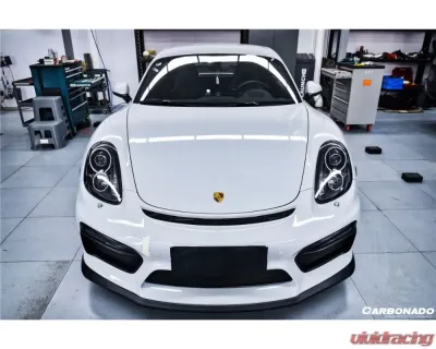 Carbonado Carbonado FGPCF GT4 Style Front Bumper for Porsche 981 Boxster/Cayman 2012-2016 - FGPCF9316GT4-FB