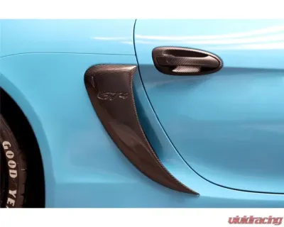 Carbonado CFRP GT4 Style Quarter Panel Side Scoops Porsche Boxster | Cayman 981 2012-2016 - CF9317GT4-QPS