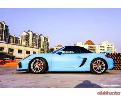 Carbonado CFRP GT4 Style Quarter Panel Side Scoops Porsche Boxster | Cayman 981 2012-2016 - CF9317GT4-QPS