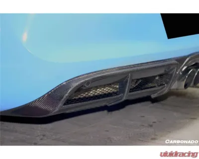 Carbonado CFRP GT4 Style Rear Diffuser Porsche Boxster | Cayman 981 2012-2016 - CF9317GT4-RD