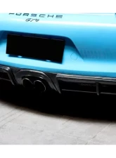 Carbonado CFRP GT4 Style Rear Diffuser Porsche Boxster | Cayman 981 2012-2016                                     - CF9317GT4-RD - Image 7