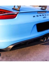 Carbonado CFRP GT4 Style Rear Diffuser Porsche Boxster | Cayman 981 2012-2016                                     - CF9317GT4-RD - Image 9