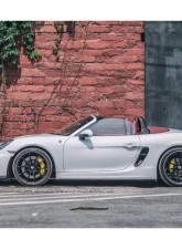 Carbonado Carbon Fiber GT4 Style Trunk Spoiler for Porsche Boxster/Cayman 981 2012-2016                                     - CF9317GT4-W - Image 9