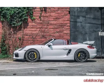Carbonado Carbon Fiber GT4 Style Trunk Spoiler for Porsche Boxster/Cayman 981 2012-2016 - CF9317GT4-W