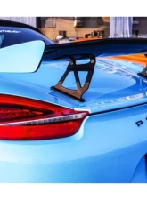 Carbonado Carbon Fiber GT4 Style Trunk Spoiler for Porsche Boxster/Cayman 981 2012-2016                                     - CF9317GT4-W - Image 10