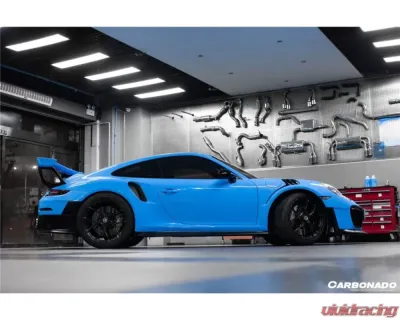 Carbonado CFRP GT2RS Style Side Skirts Porsche 991 Turbo | S 2013-2019 - CF9320GT2-SS