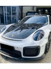 CARBONADO Carbonado DRYPCF GT2RS Style Front Bumper for Porsche 911 991.2 Carrera/Targa 2016-2019                                     - DRYPCF9325GT2RS-FB - Image 12