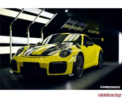 CARBONADO Carbonado DRYPCF GT2RS Style Front Bumper for Porsche 911 991.2 Carrera/Targa 2016-2019 - DRYPCF9325GT2RS-FB
