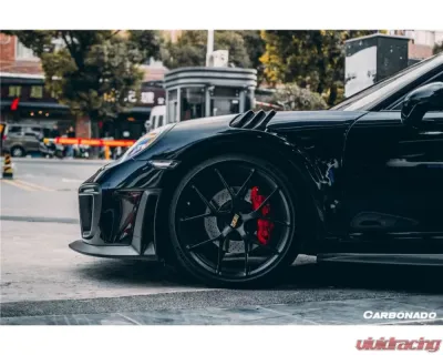 CARBONADO Carbonado DRYPCF GT2RS Style Front Bumper for Porsche 911 991.2 Carrera/Targa 2016-2019 - DRYPCF9325GT2RS-FB