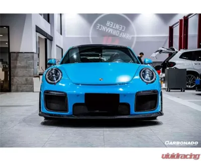 CARBONADO Carbonado DRYPCF GT2RS Style Front Bumper for Porsche 911 991.2 Carrera/Targa 2016-2019 - DRYPCF9325GT2RS-FB
