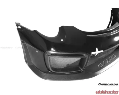 CARBONADO Carbonado DRYPCF GT2RS Style Front Bumper for Porsche 911 991.2 Carrera/Targa 2016-2019 - DRYPCF9325GT2RS-FB