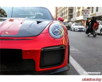 CARBONADO Carbonado DRYPCF GT2RS Style Front Bumper for Porsche 911 991.2 Carrera/Targa 2016-2019 - DRYPCF9325GT2RS-FB