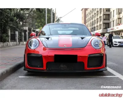 CARBONADO Carbonado DRYPCF GT2RS Style Front Bumper for Porsche 911 991.2 Carrera/Targa 2016-2019 - DRYPCF9325GT2RS-FB