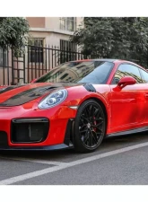 CARBONADO Carbonado DRYPCF GT2RS Style Front Bumper for Porsche 911 991.2 Carrera/Targa 2016-2019                                     - DRYPCF9325GT2RS-FB - Image 9